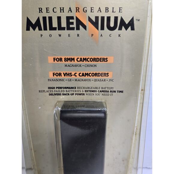 2x Millenunium Rechargeable Camcorder Battery CCM2460 6V 1800mAH New NOS - Picture 4 of 4
